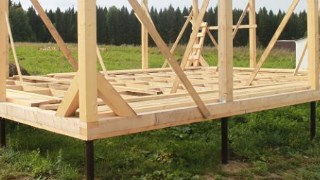 Сарай на винтовых сваях или хозблок на сваях Кинешма цена от 2588 руб. / шт.