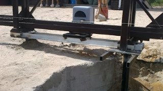 Купить сваи для ворот в Кинешма. Заказать ворота на сваях под ключ от 22179 руб